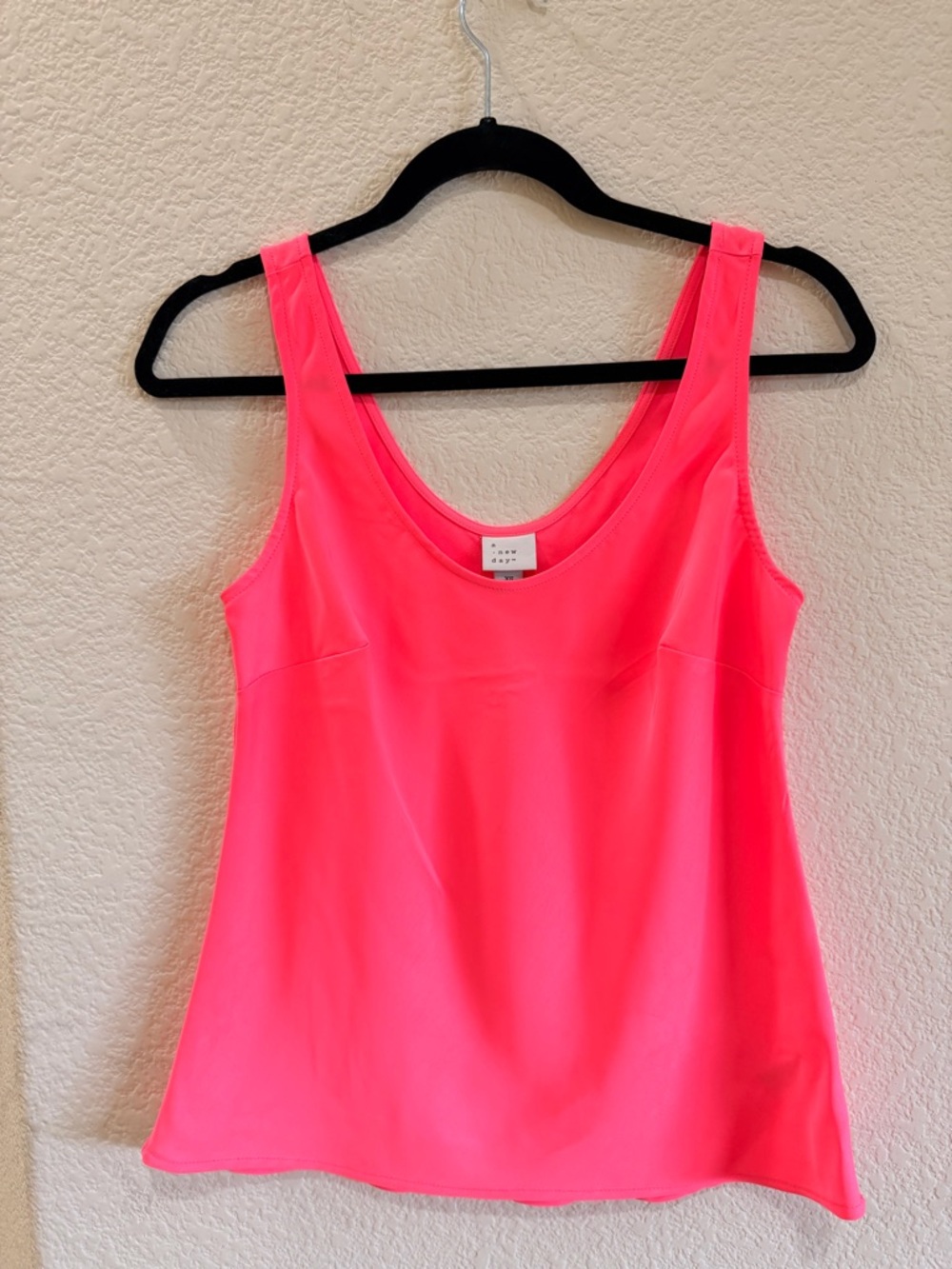 a new day Neon Pink Scoop Neck Tank XS